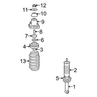 Dodge OE - Rear Suspension - Shocks & Components
