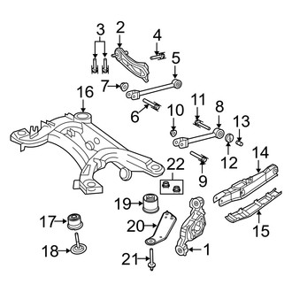 Dodge OE - Rear Suspension - Suspension Components (AWD)