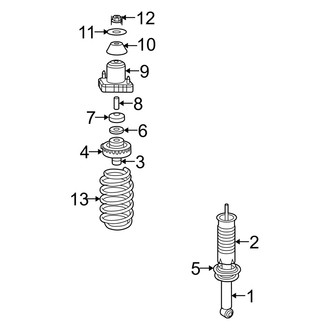 Dodge OE - Rear Suspension - Shocks & Components (AWD)