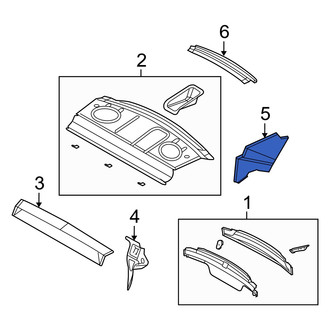 Dodge OE - Left Rear Body Reinforcement Plate