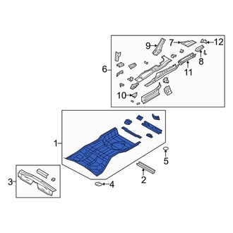 Dodge OE - Rear Floor Pan