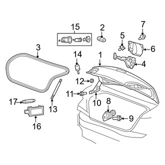 Dodge OE - Trunk Lid - Lid & Components