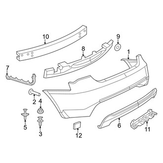 Dodge OE - Rear Bumper - Bumper & Components
