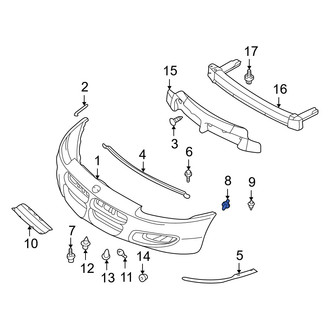 Dodge OE - Grille Retainer