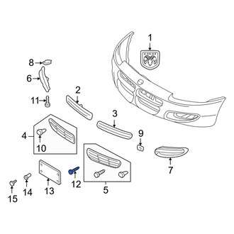 Dodge OE - Grille Screw