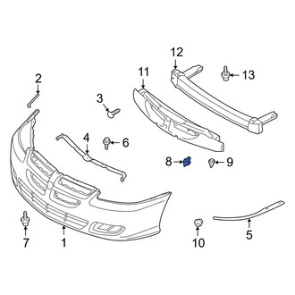 Dodge OE - Rear Bumper Cover Retainer