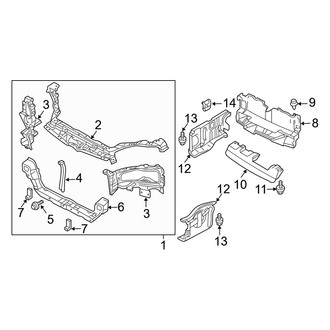 Dodge OE - Radiator Support (Coupe)