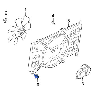 Dodge OE - Engine Cooling Fan Shroud Bolt