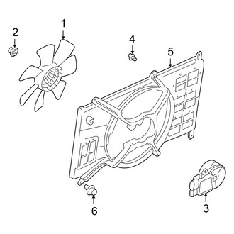 Dodge OE - Cooling Fan (Coupe X Engine VIN Character)