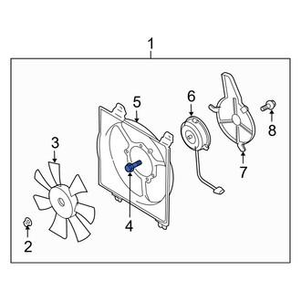 Dodge OE - A/C Condenser Fan Motor Bolt