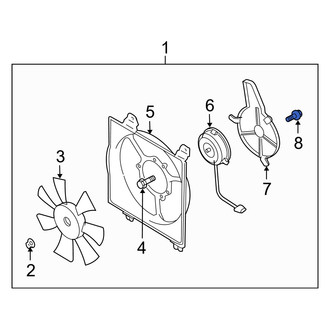 Dodge OE - A/C Condenser Fan Motor Bolt