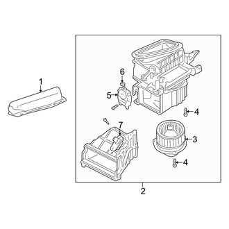 Dodge OE - Air Conditioner & Heater - Blower Motor & Fan (Coupe R / X Engine VIN Character)
