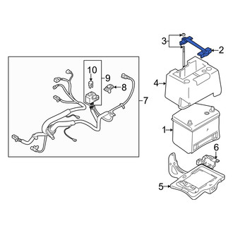 Dodge OE - Battery Hold Down