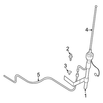 Dodge OE - Electrical - Antenna (Coupe)