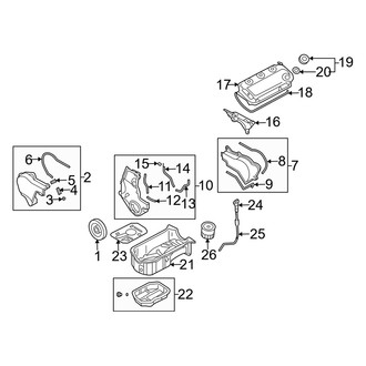 Dodge OE - Engine / Transaxle - Engine Parts (Outer Components), (Coupe 3.0L)