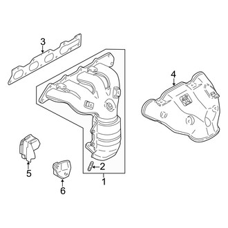 Dodge OE - Exhaust System - Exhaust Manifold (Coupe G Engine VIN Character)