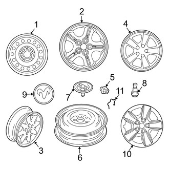 Dodge OE - Wheels (Coupe)