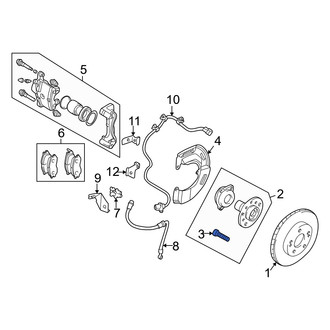Dodge OE - Rear Wheel Lug Stud