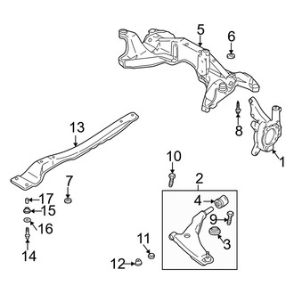 Dodge OE - Front Suspension - Suspension Components (Coupe 3.0L)