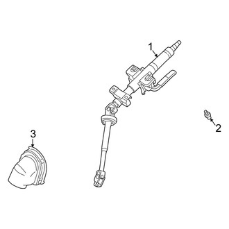 Dodge OE - Steering Column Assembly (Coupe)