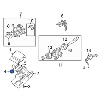 Dodge OE - Lower Steering Column Cover Grommet