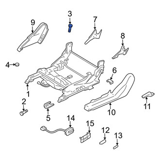 Dodge OE - Left Seat Adjuster Bolt