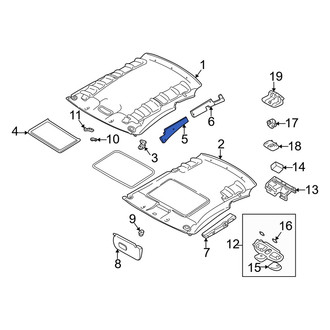 Dodge OE - Front Left Roof Insulator