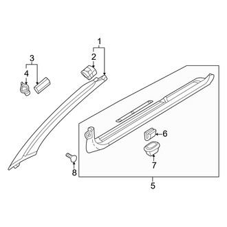 Dodge OE - Pillars, Rocker & Floor - Interior Trim (Coupe)