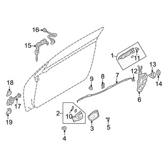 Dodge OE - Door - Lock & Hardware (Coupe)