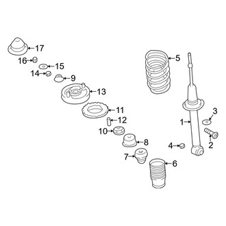 Dodge OE - Rear Suspension - Shocks & Components (Coupe)