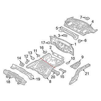 Dodge OE - Rear Body & Floor - Rear Body (Coupe)