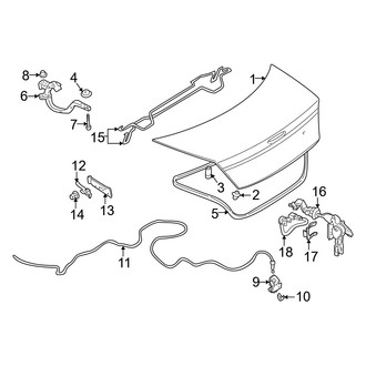 Dodge OE - Trunk Lid - Lid & Components (Coupe)