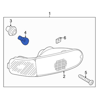 Dodge OE - Back Up Light Bulb
