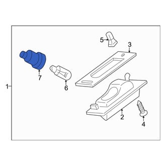 Dodge OE - Rear Center High Mount Stop Light Socket
