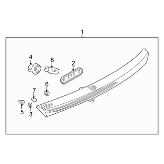 Dodge OE - Rear Lamps - High Mount Lamps (Coupe)