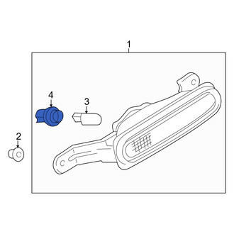 Dodge OE - Rear Center High Mount Stop Light Socket