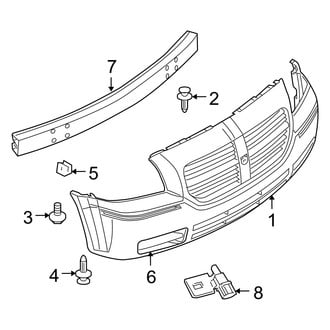 Dodge OE - Front Bumper - Bumper & Components
