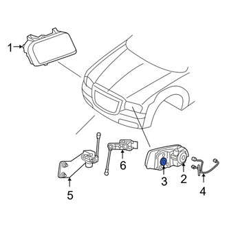 Dodge OE - Front Headlight Bulb
