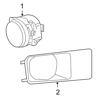 Dodge OE - Front Lamps - Fog Lamps