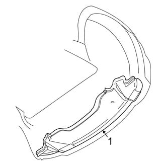 Dodge OE - Radiator Support - Splash Shields