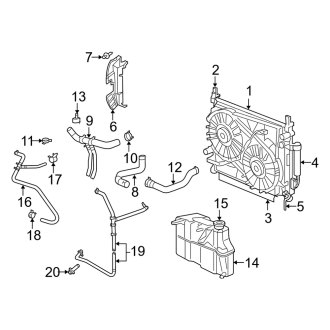 2007 Dodge Magnum OEM Engine Cooling Parts | Radiators — CARiD.com