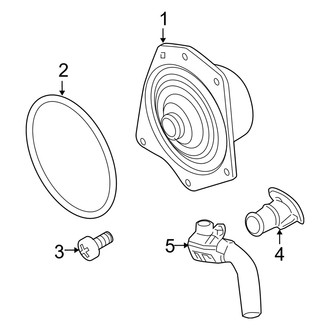 Dodge OE - Cooling - Water Pump (2.7L)