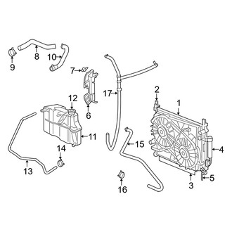 Dodge OE - Cooling - Radiator & Components (3.5L)
