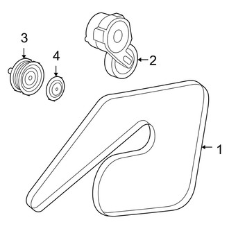Dodge OE - Cooling - Belts & Pulleys (3.5L)