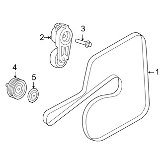 Dodge OE - Cooling - Belts & Pulleys (5.7L)