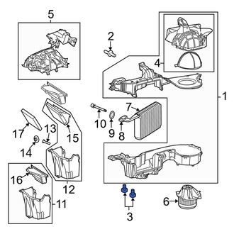 Dodge OE - HVAC Unit Case Screw