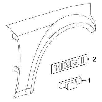 Dodge OE - Fender - Exterior Trim
