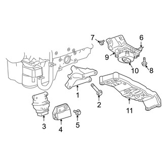Dodge OE - Engine & Transmission Mounting (AWD 3.5L)