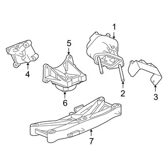 Dodge OE - Engine & Transmission Mounting (RWD 5.7L)