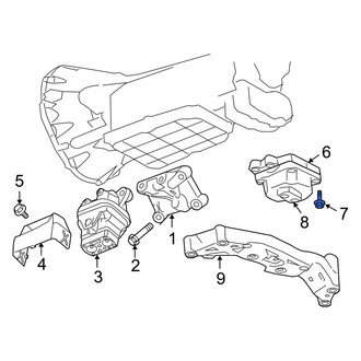 Dodge OE - Automatic Transmission Mount Bolt